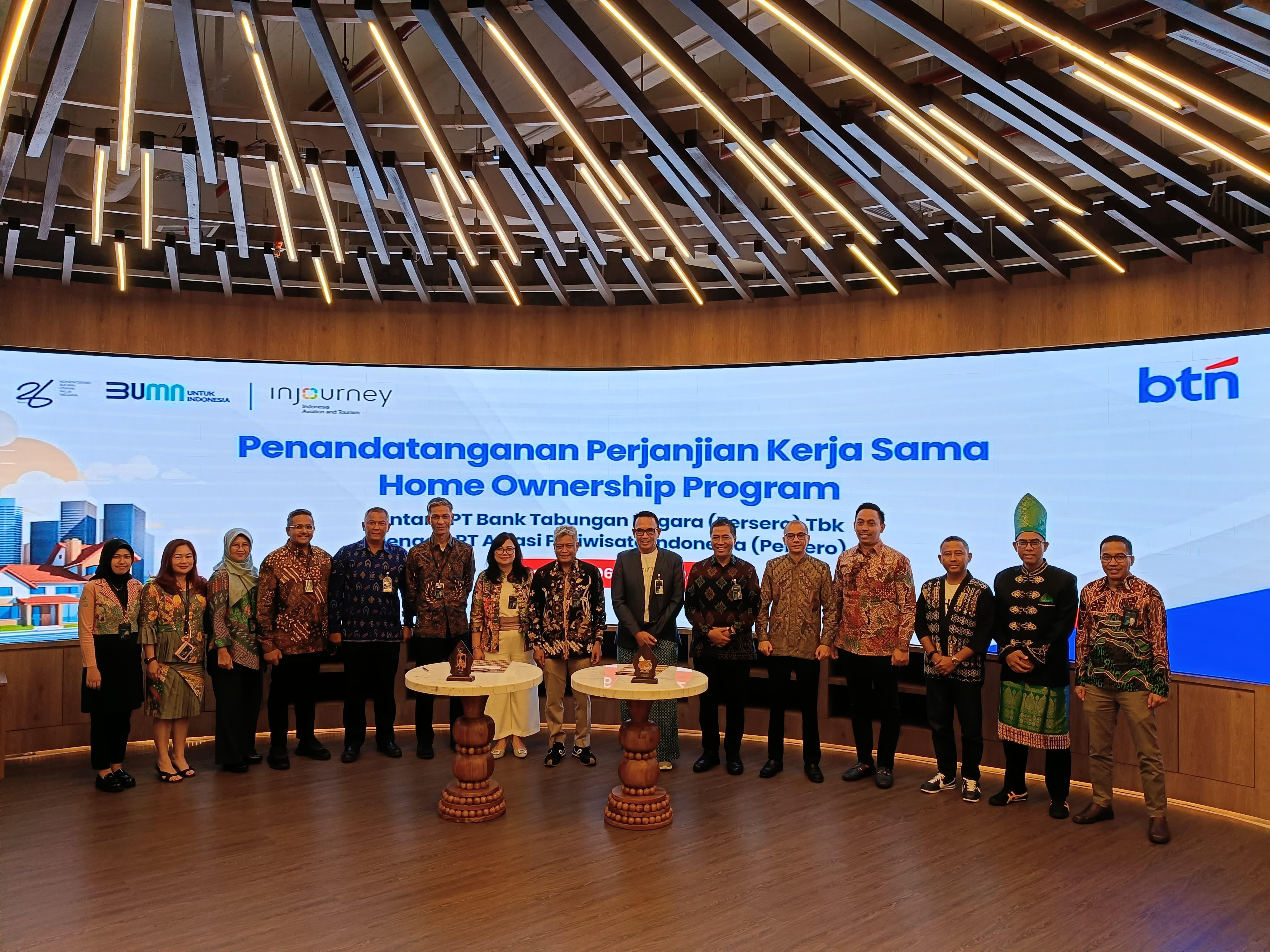 BTN bekerjasama dengan Injourney dalam program khusus program khusus untuk Home Ownership Program (HOP). - Image