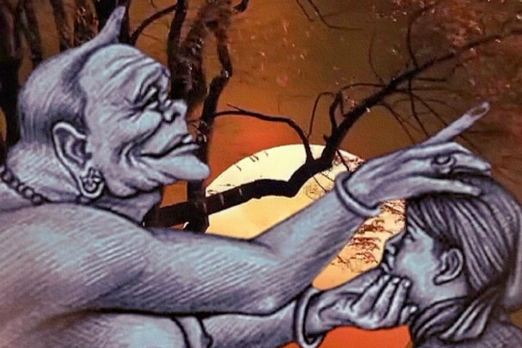 Ilustrasi wetin di bawah naungan Eyang Semar dalam primbon Jawa. (TikTok/@kibharatabrahma) - Image