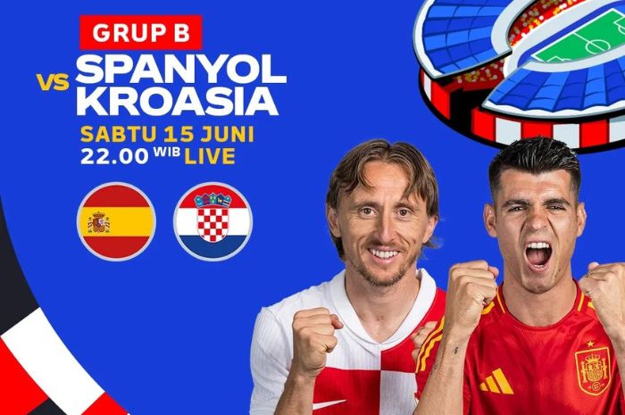 SERU: Spanyol dan Kroasia cukup berimbang dalam 5 pertemuan terakhir yang menjadi garansi laga nanti akan berjalan seru. (RCTI) - Image