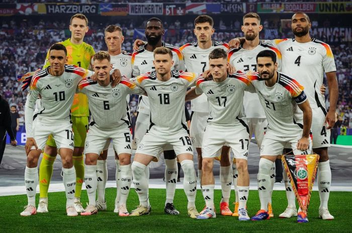 PRODUKTIVITAS: Euro 2024 jadi ajang negara-negara Eropa untuk unjuk kebolehannya mencetak gol sebanyak mungkin ke gawang lawan. (dfb_team) - Image