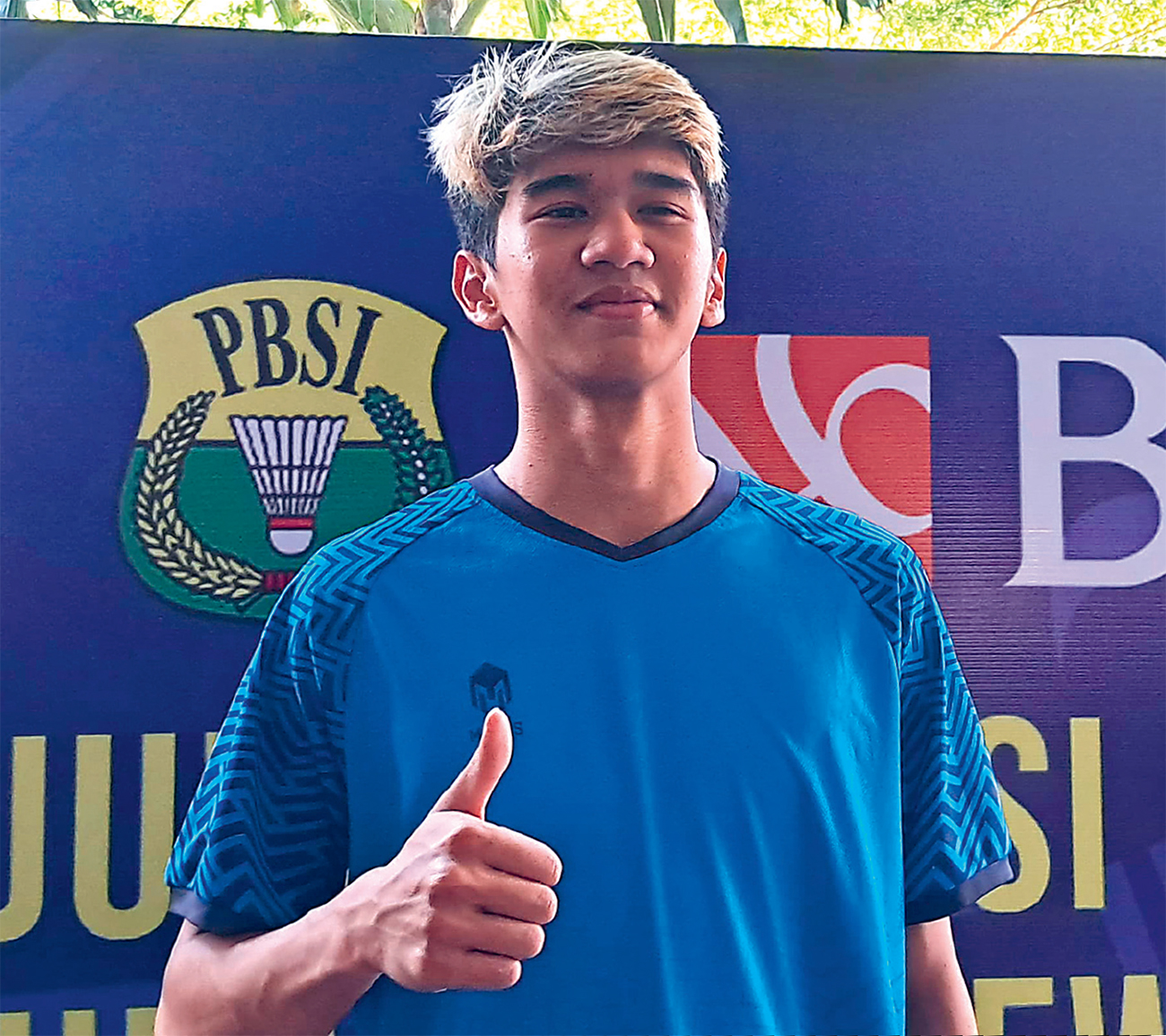 FOKUS: Bima Al Ayman Modjo bertanding di BNI Kejuaraan Nasional (Kejurnas) PBSI Perorangan Taruna Dewasa 2023 di Gor Universitas Negeri Jakarta beberapa waktu lalu. - Image