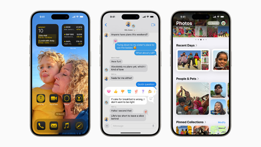 Ilustrasi: iOS 18 baru dari Apple. - Image