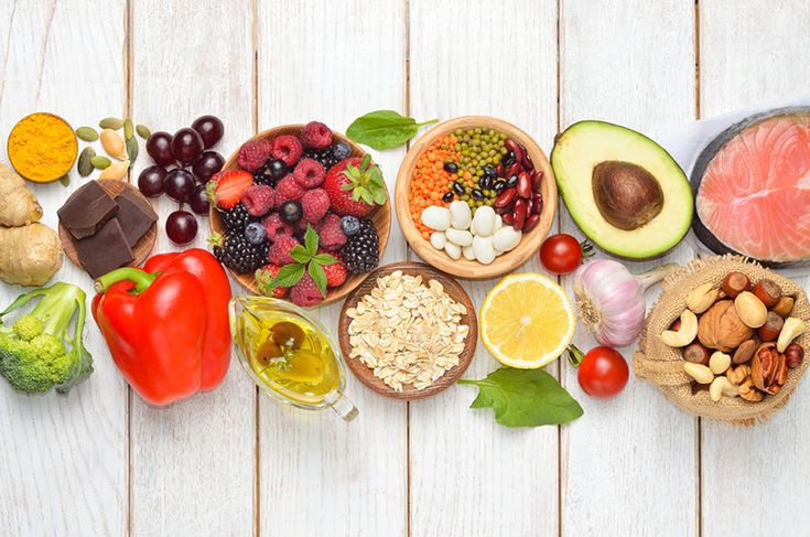 Ilustrasi makanan yang bisa menurunkan kolesterol./Kayla Itsines/Pinterest - Image