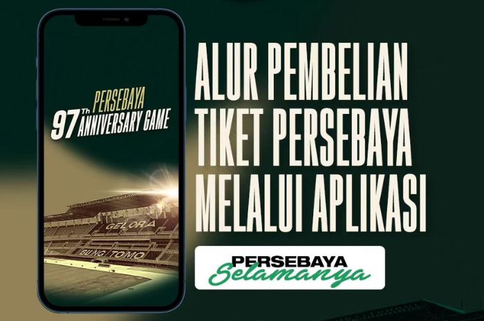 DITUNDA: Pembukaan tiket Persebaya Surabaya vs Persibo Bojonegoro dalam tajuk Anniversary Game ditunda dan akan kembali dibuka hari ini, Jumat (21/6) pukul 14.00 WIB. (Persebaya Surabaya) - Image