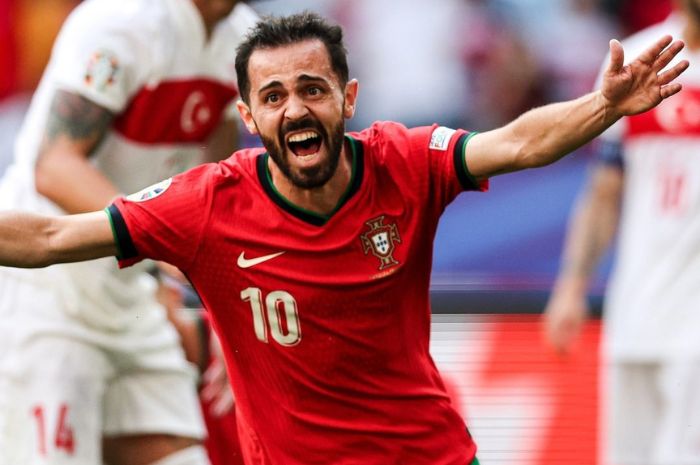 LOLOS: Portugal susul Jerman dan Spanyol yang lebih dulu lolos ke babak 16 besar di Euro 2024. (portugal) - Image