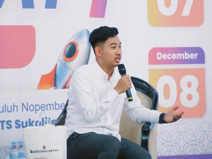 Ketua HIPMI PT ITS Muhammad Naufal Arsy Katon. (Istimewa) - Image