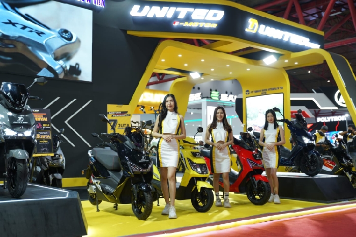 Line up sepeda motor listrik United di PRJ 2024. - Image