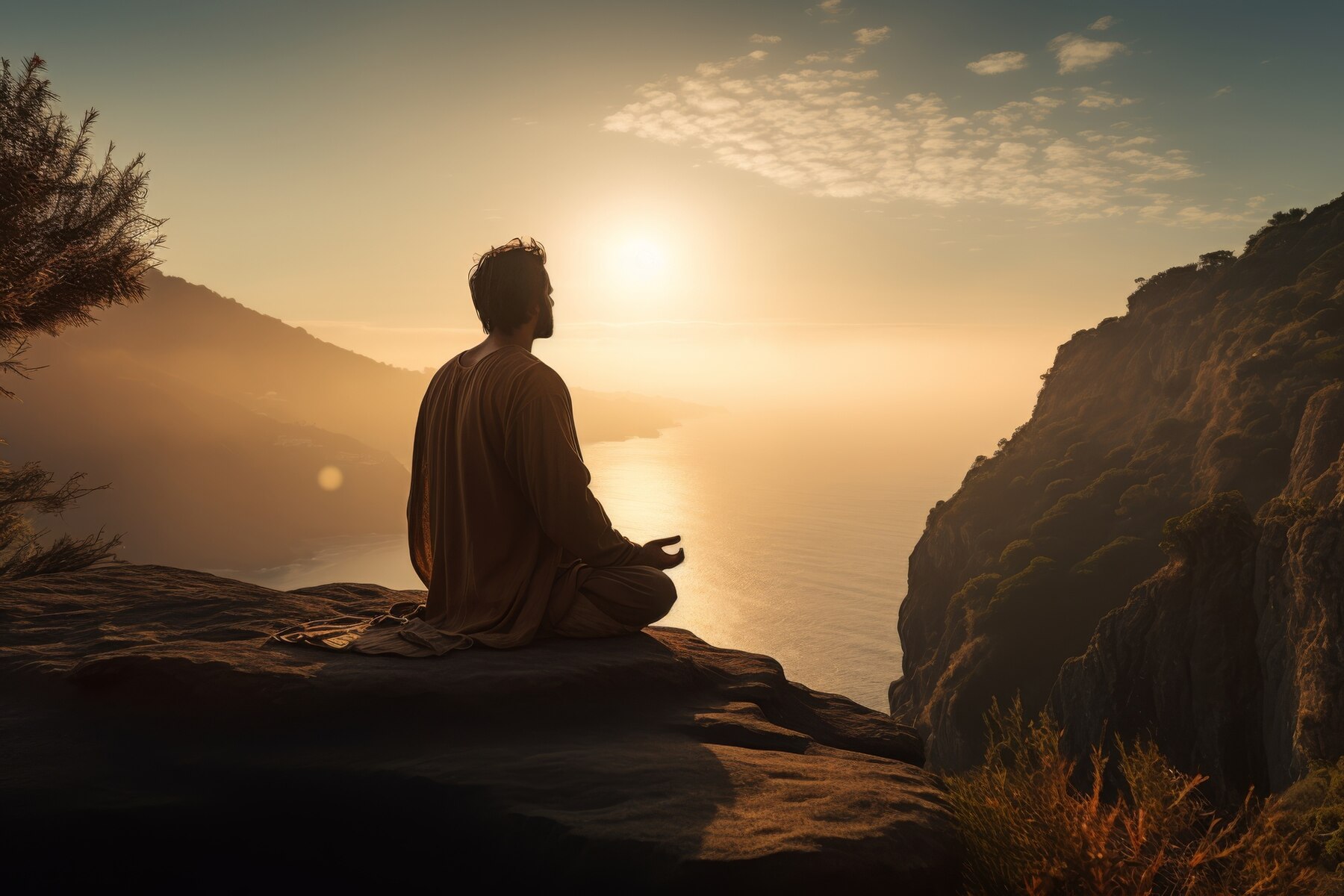 Ilustrasi seorang dengan kecerdasan spiritual tinggi. (Freepik) - Image