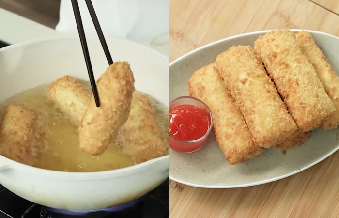 Resep untuk Membuat Risoles Kornet Keju./Tangkap Layar YouTube Devina Hermawan - Image