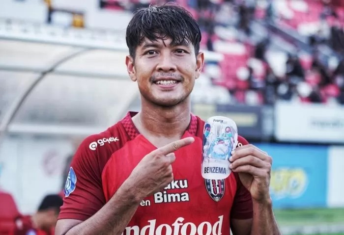 Jajang Mulyana saat memperkuat Bali United. (Jawa Pos) - Image