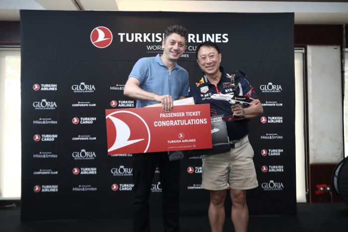 Rudy Setiawan menjuarai Turkish Airlines World Golf Cup di Royale Jakarta Golf Club, Jakarta, Jumat (5/7). (Istimewa) - Image