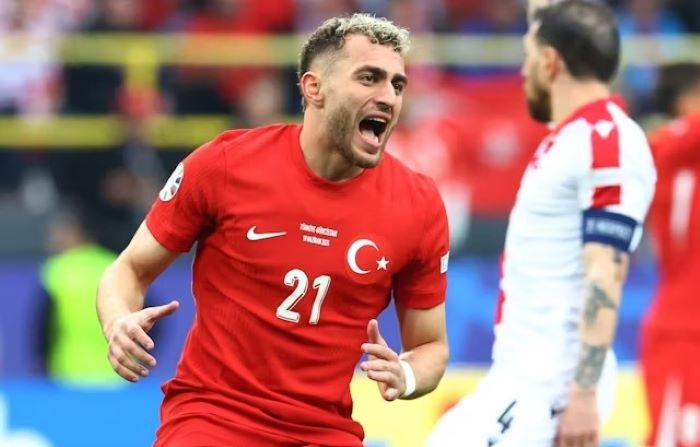 Sosok Baris Yilmaz saat berseragam Turki. (@euro2024) - Image