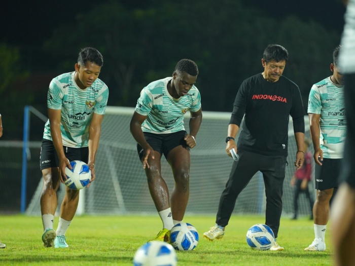 Momen Indra Sjafri menyiapkan pemain Timnas Indonesia U-19 untuk berlaga di Asean Cup U-19 di Surabaya. (PSSI) - Image