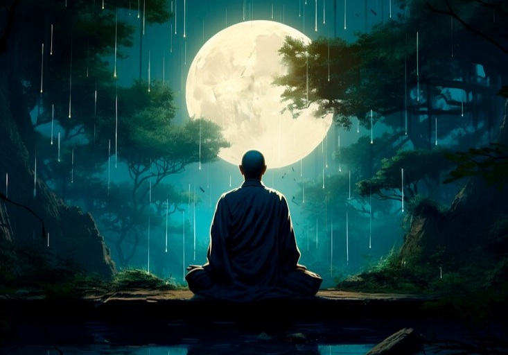 Ilustrasi orang dengan weton pemilik bakat spiritual tinggi./freepik - Image