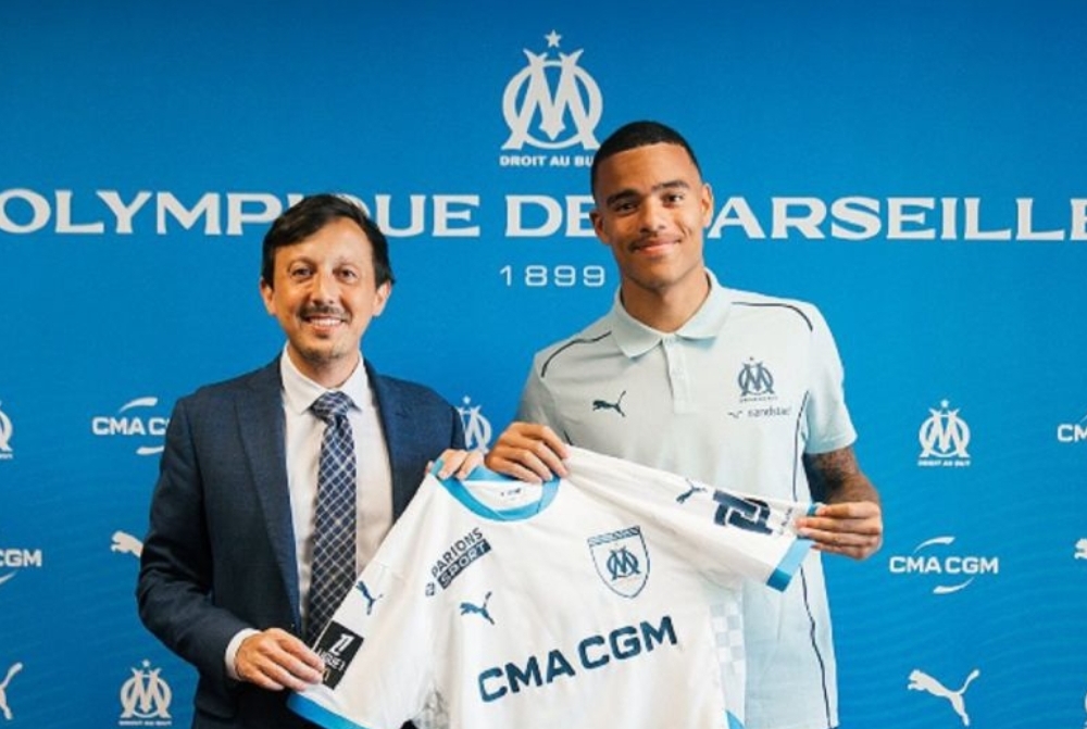 Mason Greenwood resmi bergabung dengan klub asal Prancis Olympique Marseille. (ANTARA/olympiquedemarseille) - Image