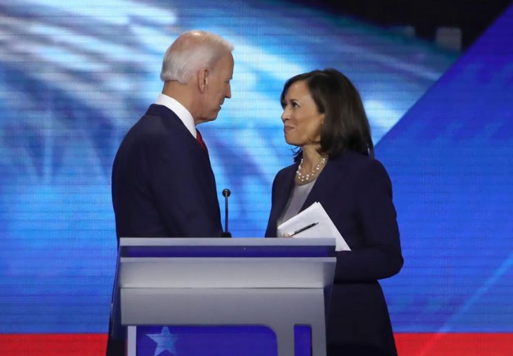 Biden dilaporkan meragukan peluang Kamala Harris untuk mencalonkan diri sebagai presiden. (Getty Images) - Image