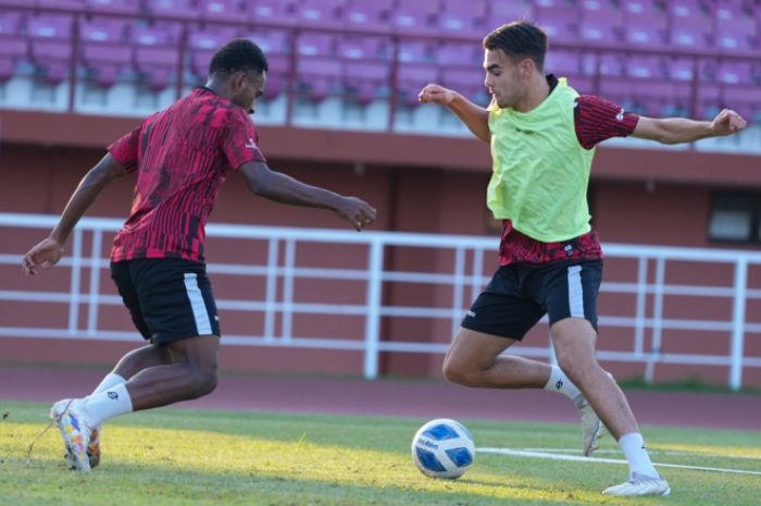 Lini depan Timnas Indonesia U-19 masih minim gol, meski Indra Sjafri tak risau karena gol bisa datang dari posisi mana saja. (pssi.org) - Image