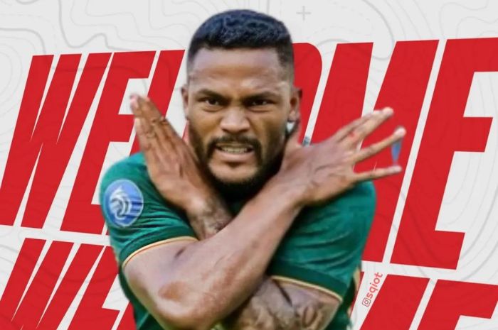 Paulo Victor yang resmi diperkenalkan sebagai bomber Al Hudod SC di Liga Irak. (Instagram/@alhudodsc) - Image
