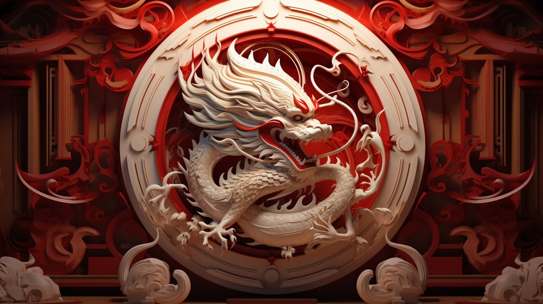 Ilustrasi shio Naga menurut astrologi Tiongkok./(Freepik) - Image