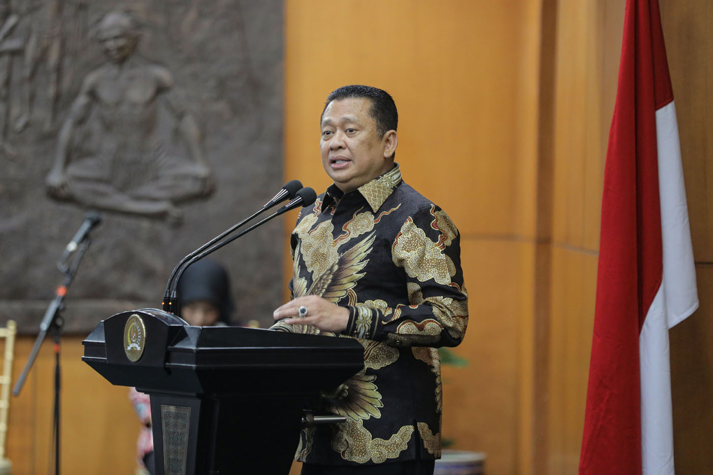 Wakil Ketua Umum Partai Golkar Bambang Soesatyo. (Salman Toyibi/Jawa Pos) - Image