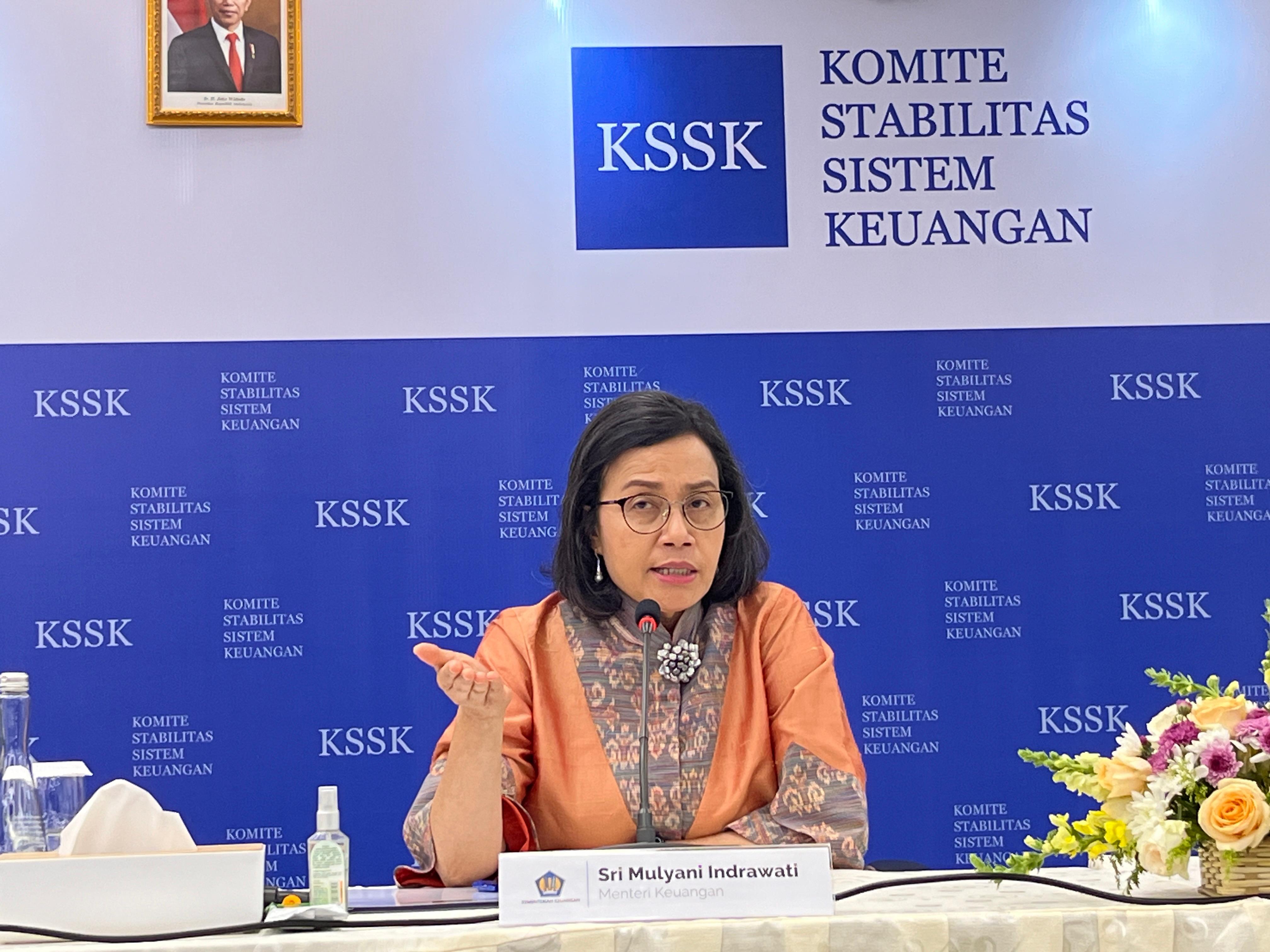 Menteri Keuangan Sri Mulyani Indrawati menyampaikan akan melakukan investigasi untuk memastikan penyebab dari permasalahan bisnis manufaktur dalam negeri. (Nurul Fitriana/JawaPos.com) - Image
