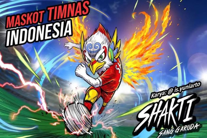 Shakti sang Garuda diperkenalkan sebagai maskot baru Timnas Indonesia. (Instagram/@is.yuniarto) - Image