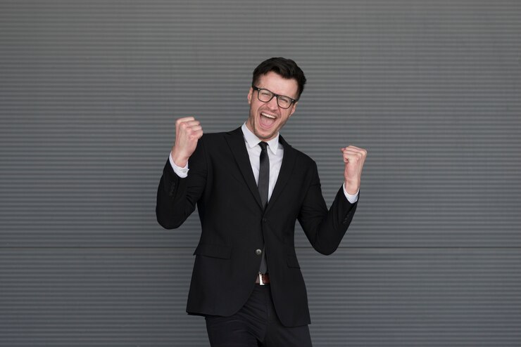 Ilustrasi pria yang akan sangat sukses. (Freepik) - Image