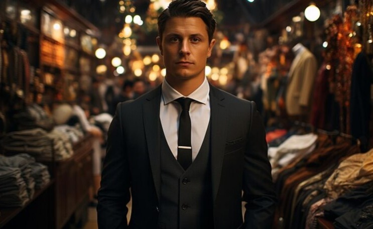 Ilustrasi orang kaya dengan penampilan sederhana. - Image