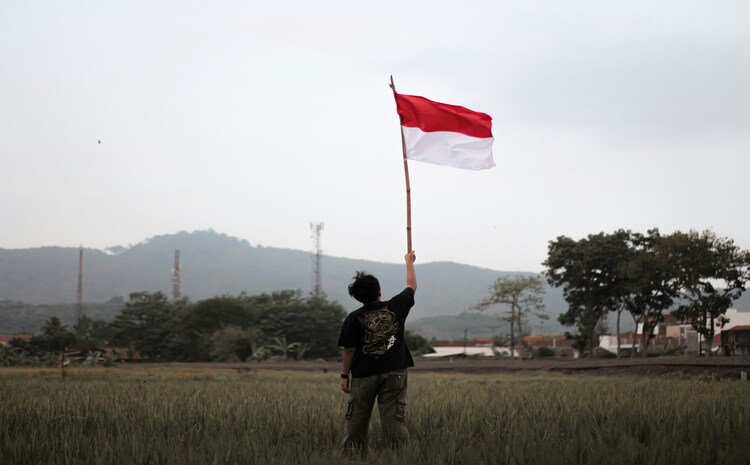 Potret hari kemerdekaan Indonesia. - Image