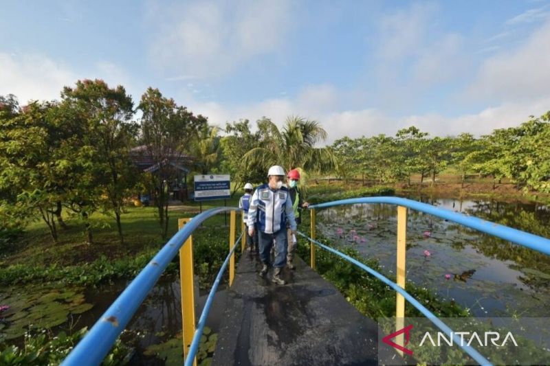 Grup MIND ID menggunakan teknologi ramah iklim yang membuat penggunaan air lebih berkelanjutan dan efisien. (ANTARA) - Image