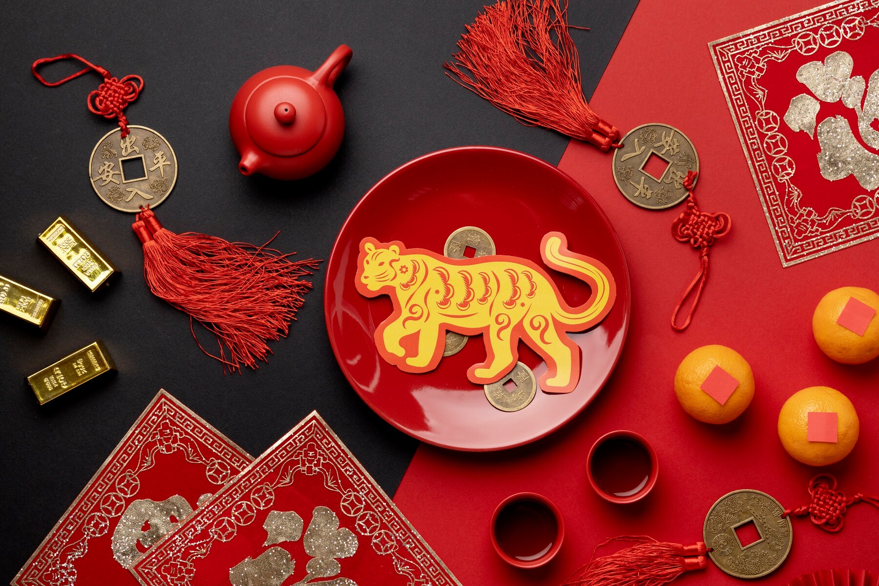 Ilustrasi shio Macan./ - Image