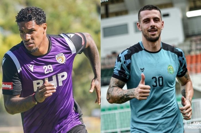 Darryl Lachman dan Nikola Kovacevic kencang dikabarkan masuk radar Persebaya Surabaya untuk Liga 1 Indonesia 2024/2025. (Instagram/@officialpersikabo/@dbrlachman) - Image