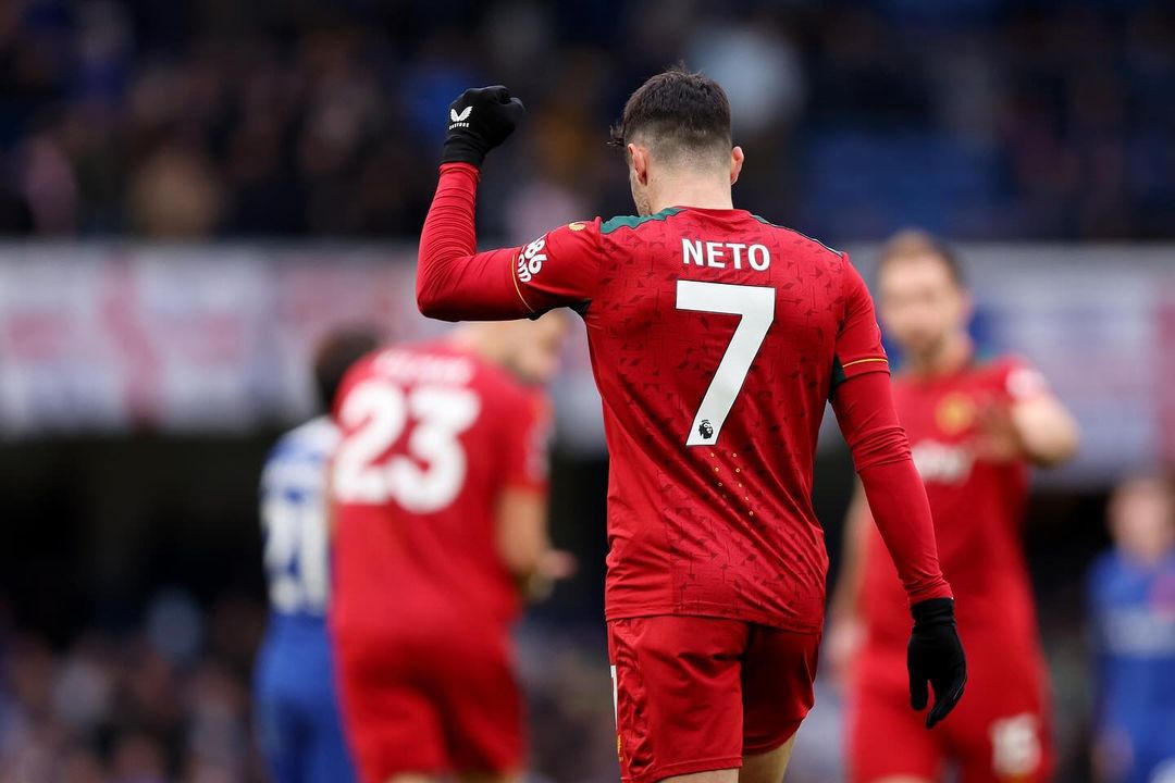 Pedro Neto saat masih bermain untuk Wolves. - Image