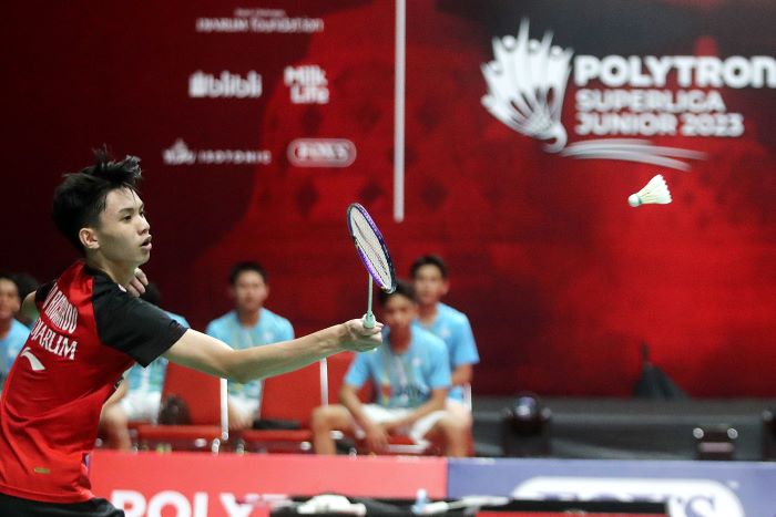 Juara bertahan PB Djarum turunkan kekuatan penuh dengan menerjunkan 80 atlet muda guna menyapu bersih seluruh gelar juara di Polytron Superliga Junior 2024. (Istimewa) - Image