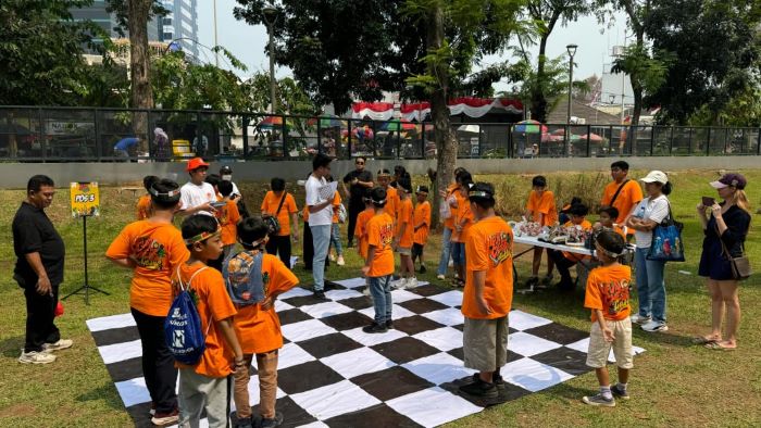JAPFA lakukan terobosan baru melalui kegiatan JAPFA Fun Chess Festival di Tebet Eco Park, Jakarta Selatan, Sabtu (10/8). (Istimewa) - Image