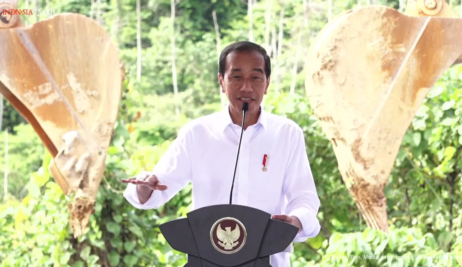Presiden Joko Widodo di Ibu Kota Nusantara (IKN). (Setpres) - Image