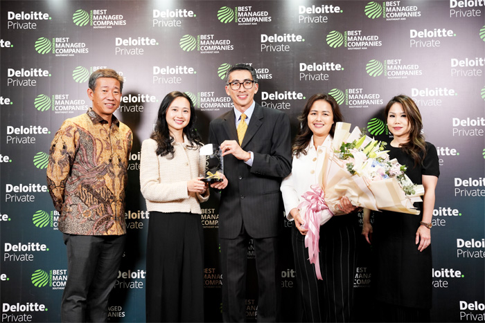 Kino Indonesia meraih penghargaan ‘Indonesia Best Managed Companies for 2024’ yang diselenggarakan oleh Deloitte Private. (Istimewa). - Image