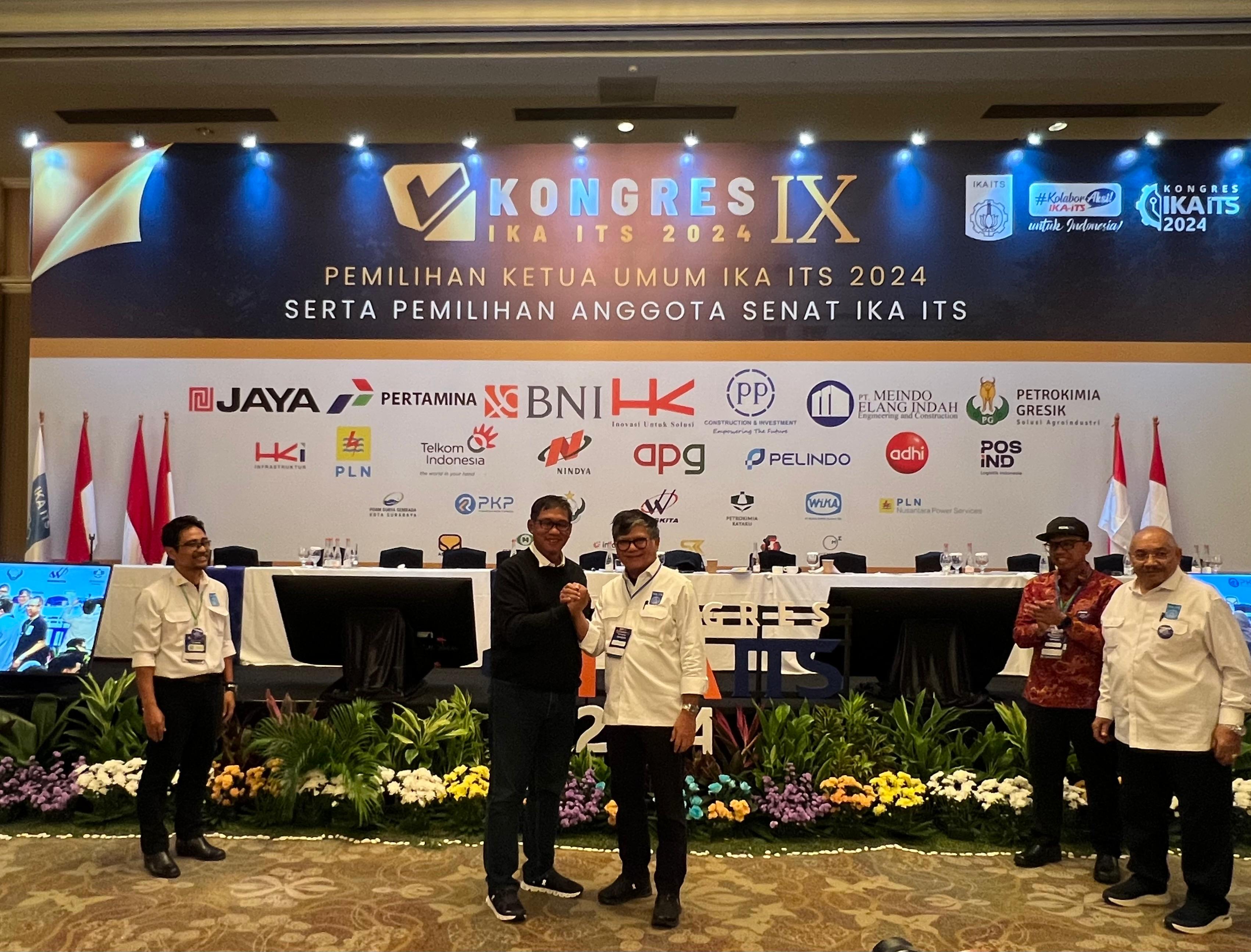 Direktur Manajemen Proyek dan Energi Baru Terbarukan PT PLN (Persero) Wiluyo Kusdwiharto terpilih menjadi ketua umum Ikatan Alumni (IKA) ITS 2024-2028. (istimewa) - Image