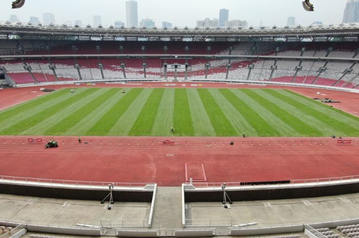 Stadion Gelora Bung Karno adalah salah satu lapangan yang paling representatif dan sering digunakan Timnas Indonesia di laga Internasional karena standarnya yang tinggi. (pssi.org) - Image