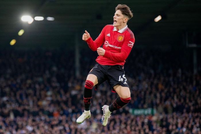 Pemain Manchester United Alejandro Garnacho. (Instagram/@garnacho7) - Image