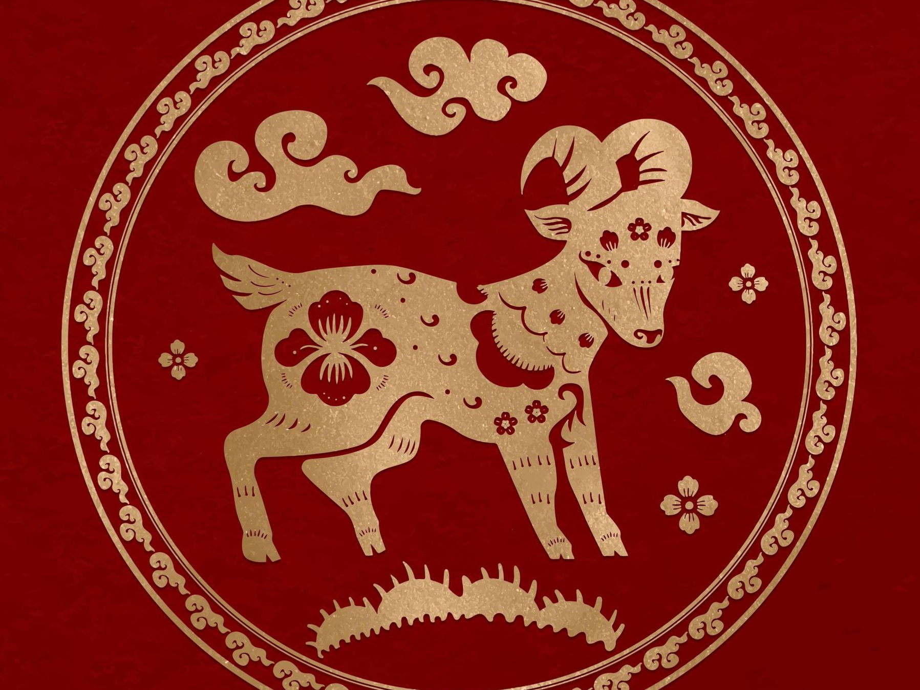 Ilustrasi shio Kambing yang termasuk dalam shio dengan rezeki merajalela yang siap membeli rumah dan mobil dalam waktu dekat./ (Freepik/rawpixel.com) - Image