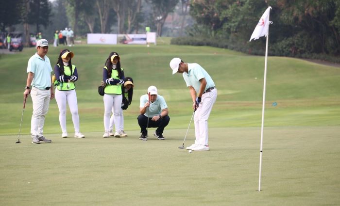 turnamen golf digelar untuk merayakan 75 tahun hubungan diplomatik Republik India dan Republik Indonesia. (Istimewa) - Image