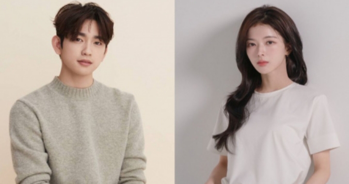 Jinyoung GOT7 dan Roh Jeong Eui. Sumber foto: Pinkvilla.com - Image