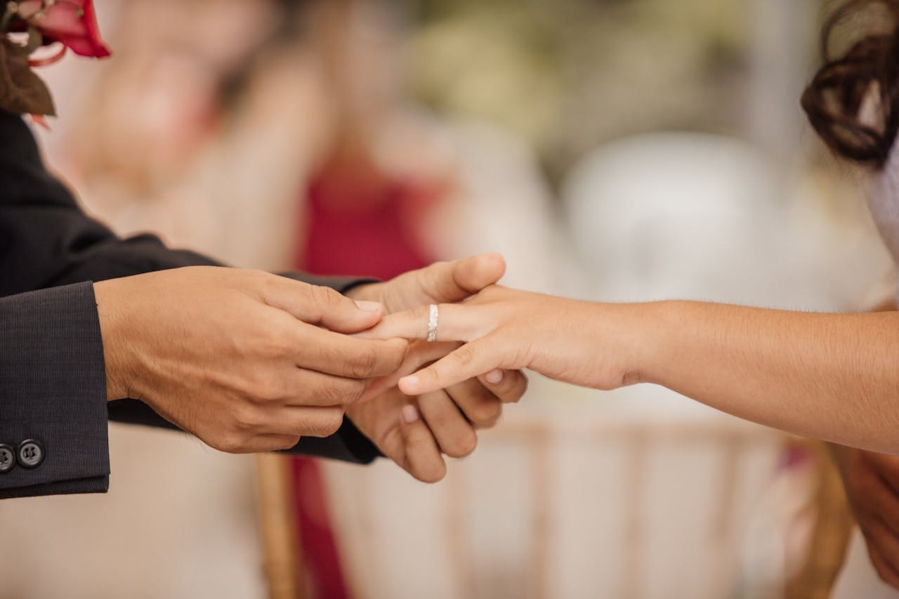 Ilustrasi cincin nikah. (Istimewa) - Image