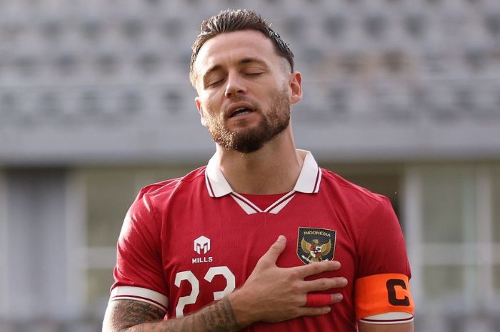 Marc Klok ketika membela Timnas Indonesia. (Instagram/@marcklok) - Image