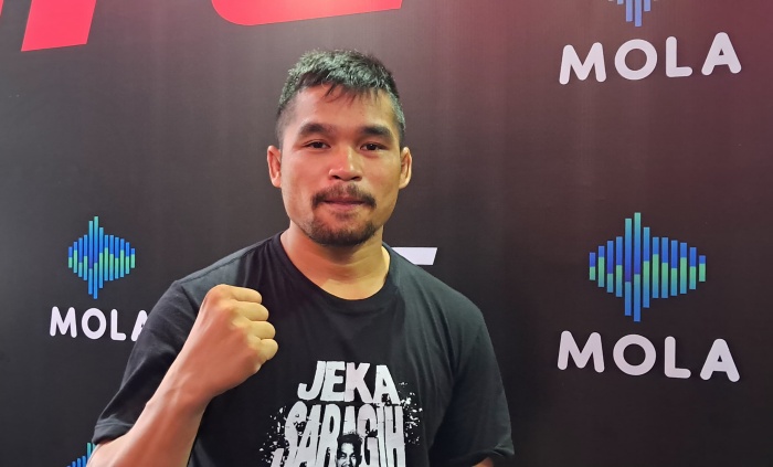 Jeka Saragih kini tak hanya fokus berlatih, tapi juga membangun yayasan kamp pelatihan di Simalungun. (Dimas Ramadhan/JawaPos.com) - Image