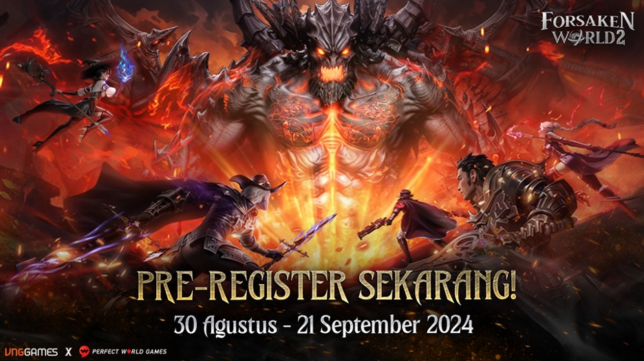 Game Forsaken World 2 mengumumkan masa pra-registrasi mulai 30 Agustus hingga 21 September 2024 di https://bit.ly/fw2id-daftar. (Istimewa) - Image