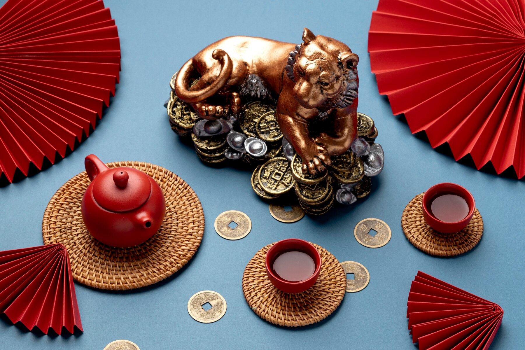 Ilustrasi shio Macan yang termasuk dalam shio yang ditakdirkan jadi pemimpin terpandang menurut astrologi Tiongkok. - Image