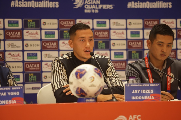 Jay Idzes percaya diri berikan yang terbaik untuk rakyat Indonesia bersama Timnas Indonesia ketika ditunjuk sebagai kapten skuad Garuda. (Dok. PSSI) - Image