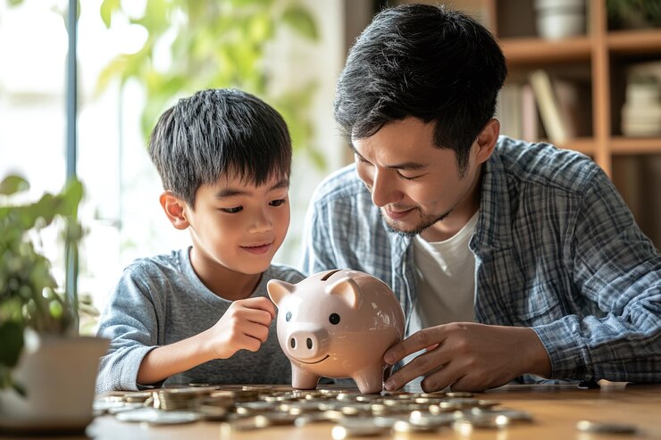 Ilustrasi anak pembawa berkah dan rezeki bagi orang tuanya yang akan sukses besar saat dewasa nanti. (Freepik/z99zoom) - Image